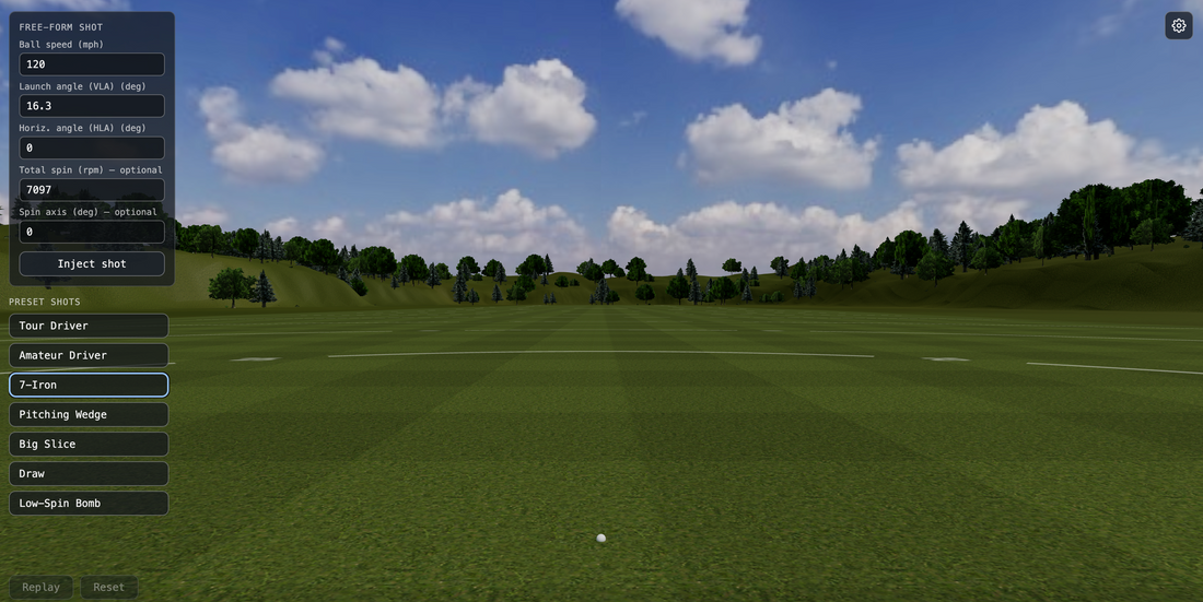 Building a Driving Range in a Web Browser